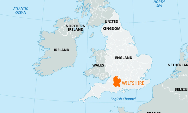 Wiltshire England Map